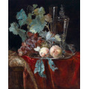 РЕПРОДУКЦИИ НА КАРТИНИ Натюрморт с плодове и стъклена чаша (1682)